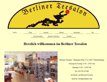 Tablet Screenshot of berliner-teesalon.de